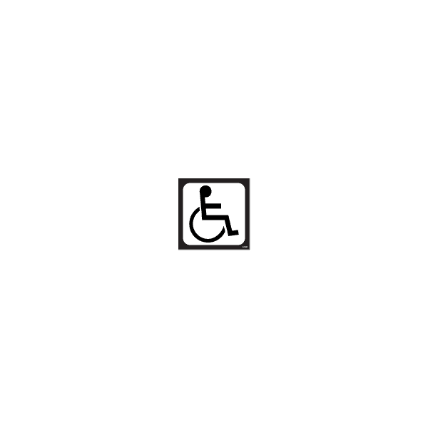 ป้าย [332401] SIGN FOR PASSENGER VSL DISABLED ACCESS 150X150MM