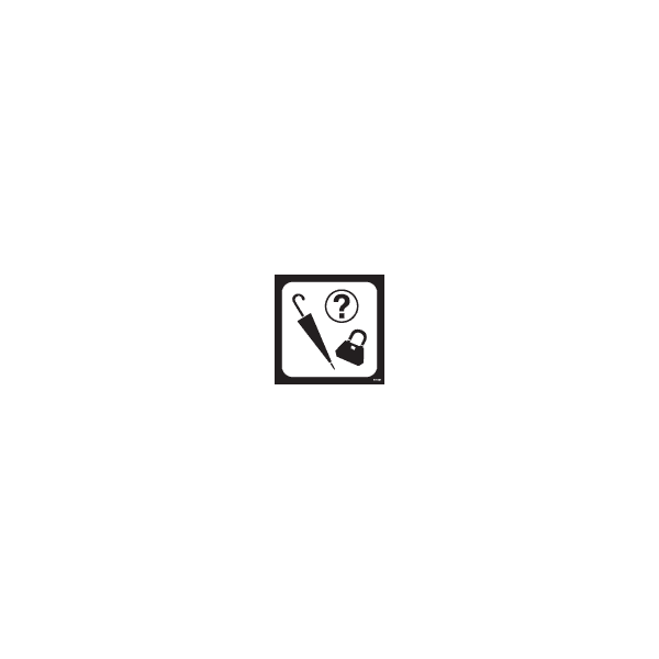 ป้าย [332428] SIGN FOR PASSENGER VSL LOST & FOUND 150X150MM