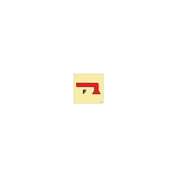 ป้าย [336016] FIRE CONTROL SIGN SPACE PRTCTD BY FOAM 150X150MM