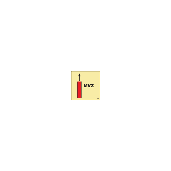 ป้าย [336042] FIRE CONTROL SIGN MAIN VERTICAL ZONE 150X150MM