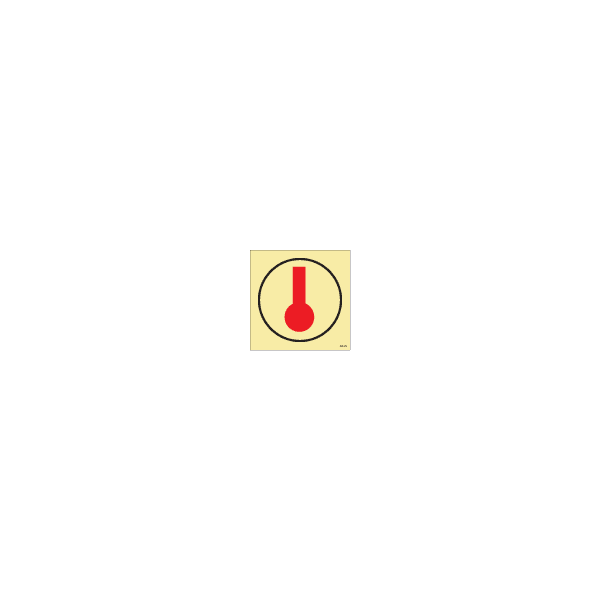 ป้าย [336061] FIRE CONTROL SIGN HEAT DETECTOR 150X150MM