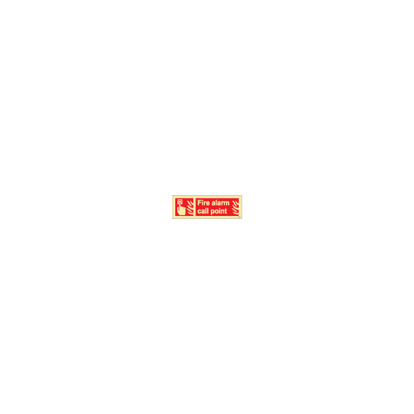 ป้าย [336142] SIGN PHOTO ILLUMINESCENT FIRE EQUIPMENT SIGN (RED) FIRE ALARM CALL POINT 100X300MM