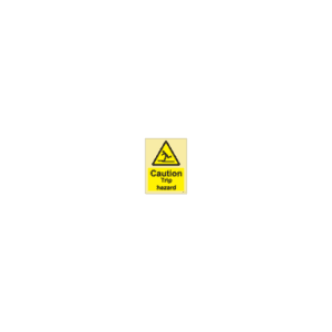 ป้าย [337620] SIGN PHOTO ILLUMINESCENT HAZARD SIGNS CAUTION TRIP HAZARD 200X150MM