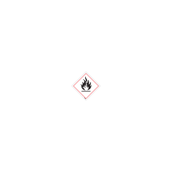 ป้าย [332280] SIGN WHITE VINYL SELF ADHESIVE FLAMMABLE 100X100MM