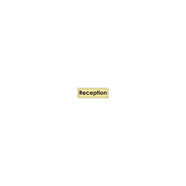 ป้าย [332907] SIGN PHOTO ILLUMINESCENT RECEPTION 100X300MM