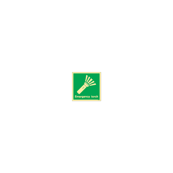 ป้าย [334145] SIGN PHOTO ILLUMINESCENT EMERGENCY TORCH 150X150MM