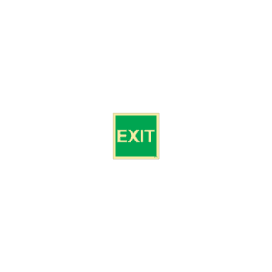 ป้าย [334425] EXIT TEXT ONLY 150X150MM