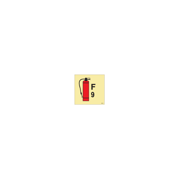 ป้าย [336091] FIRE CONTROL SIGN 9ltr foam fire extinguisher 150X150MM