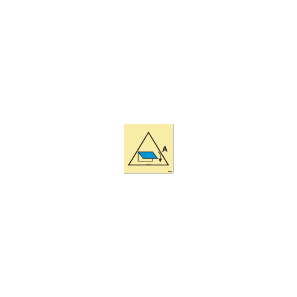 ป้าย [336793] SIGN PHOTO ILLUM. REMOTE CONTROL FOR CLOSING DEVICE FOR VENT. INLET  OUTLET (ACCOM. AND SERVICE SPACE) [SIS019],[ISO17631] 150X150MM