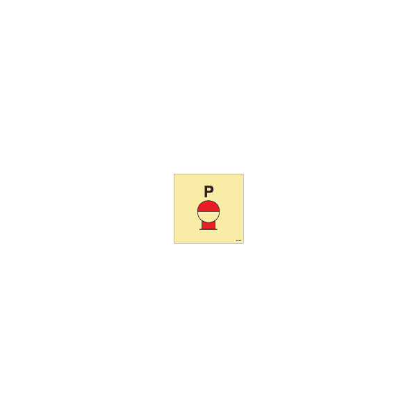 ป้าย [336836] Powder bottles in protected area 150X150MM