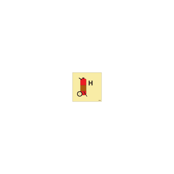 ป้าย [336853] Gas other than CO2 or N wheeled fire extinguisher 150x150mm