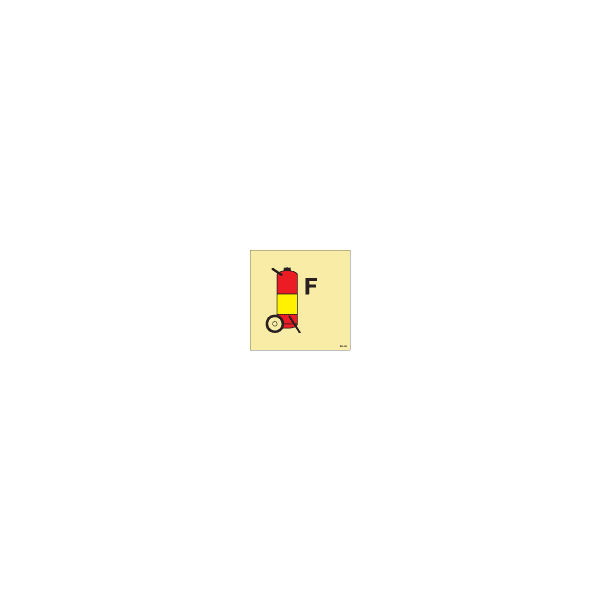 ป้าย [336854] Foam wheeled fire extinguisher 150x150mm