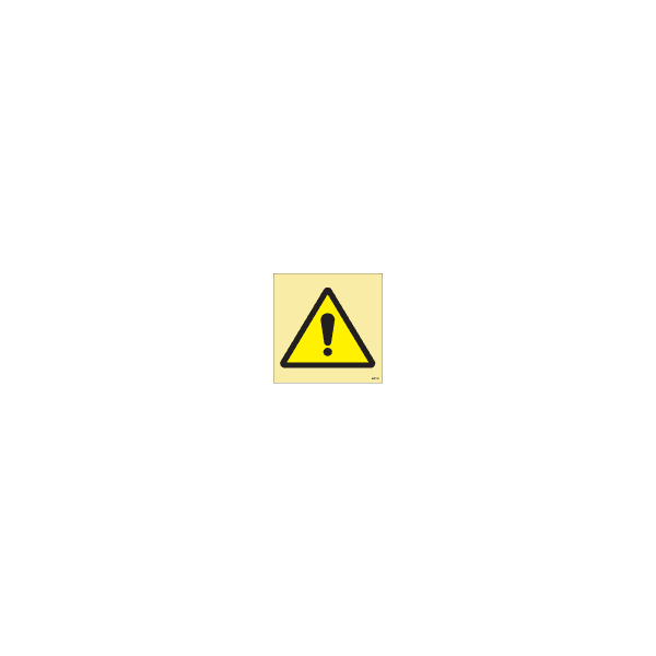 ป้าย [337500] HAZARD SIGNS #7500 150X150MM  #34064 แทน