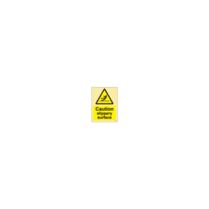 ป้าย [337574] SIGN PHOTO ILLUMINESCENT HAZARD SIGNS CAUTION SLIPPERY SURFACE 200X150MM