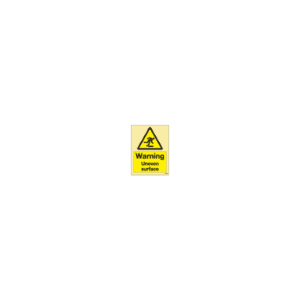 ป้าย [337629] SIGN PHOTO ILLUMINESCENT HAZARD SIGNS WARNING UNEVEN SURFACE 200X150MM