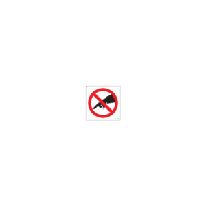 ป้าย [338504] SIGN PHOTO ILLUMINESCENT DO NOT TOUCH (มาตรฐานเก่า) 150X150MM