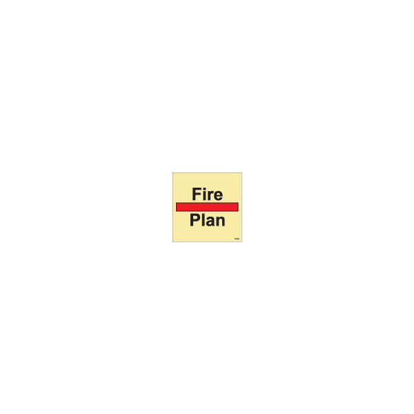 ป้าย [336796] FIRE CONTROL PLAN 150x150mm [SIS001],[ISO:17631]