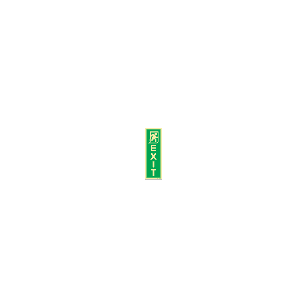 ป้าย [332386] SIGN PHOTO ILLUMINESCENT SIGN FOR LLL EXIT(R) 50X150MM (แบบใหม่) (เรืองแสง)