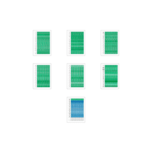 PICTOGRAM [332604] LIFE SAVING PICTOGRAM ISO17631, 10X10MM TOTAL 3000PC (7แผ่น/ชุด)