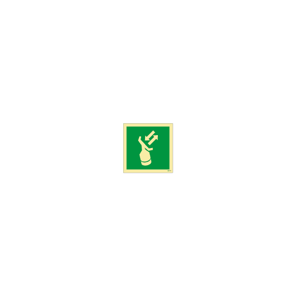 ป้าย [334065 > 334115] SEARCH AND RESCUE TRANSPONDER, 150X150MM, [LSS012],[ISO7010-E047]