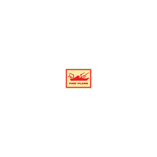 ป้าย [336092] SIGN PHOTO ILLUMINESCENT FIRE PLANS 300X400MM