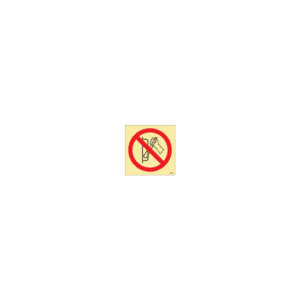 ป้าย [338506] SIGN PHOTO ILLUMINESCENT DO NOT OPERATE 150X150MM