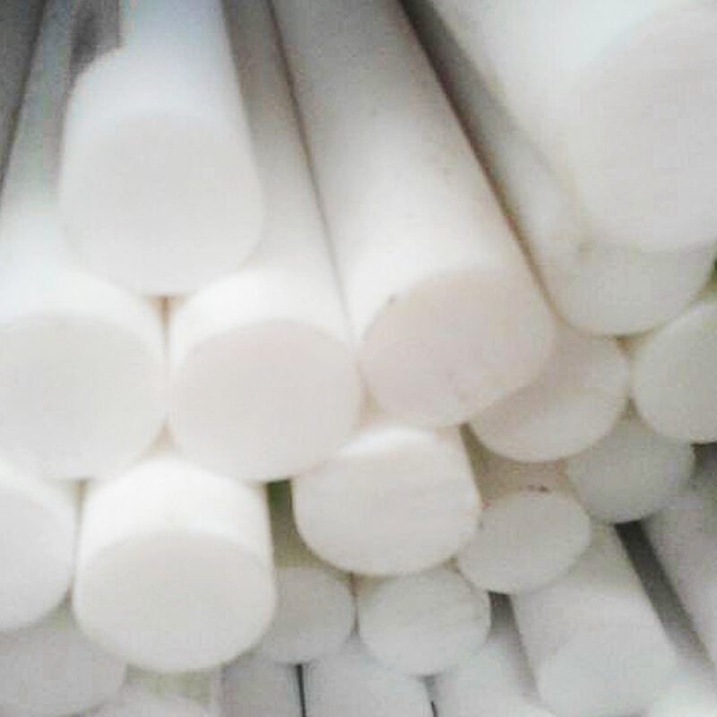 เทปล่อนแท่งกลม PTFE ROD 7 มิล (แบ่งขายเศษ 10ซม.)
