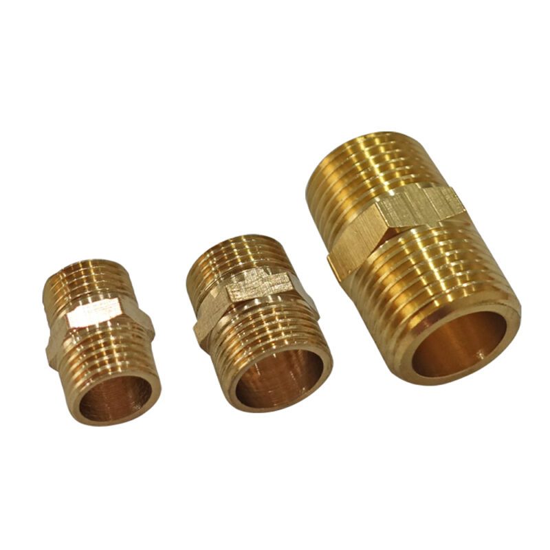 นิปเปิ้ล ทองเหลือง BSPP 1/4"