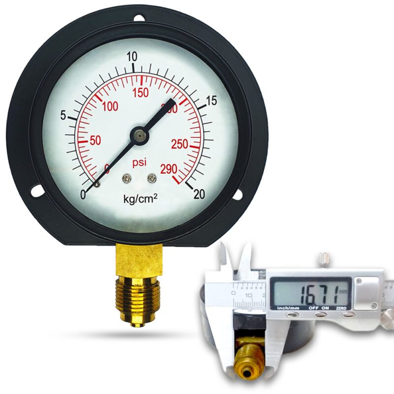 เพรชเชอร์เกจ ( B ) 3", 20 kg เหล็ก