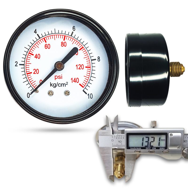 เพรชเชอร์เกจ ( K ) 2.5", 10 kg เหล็ก