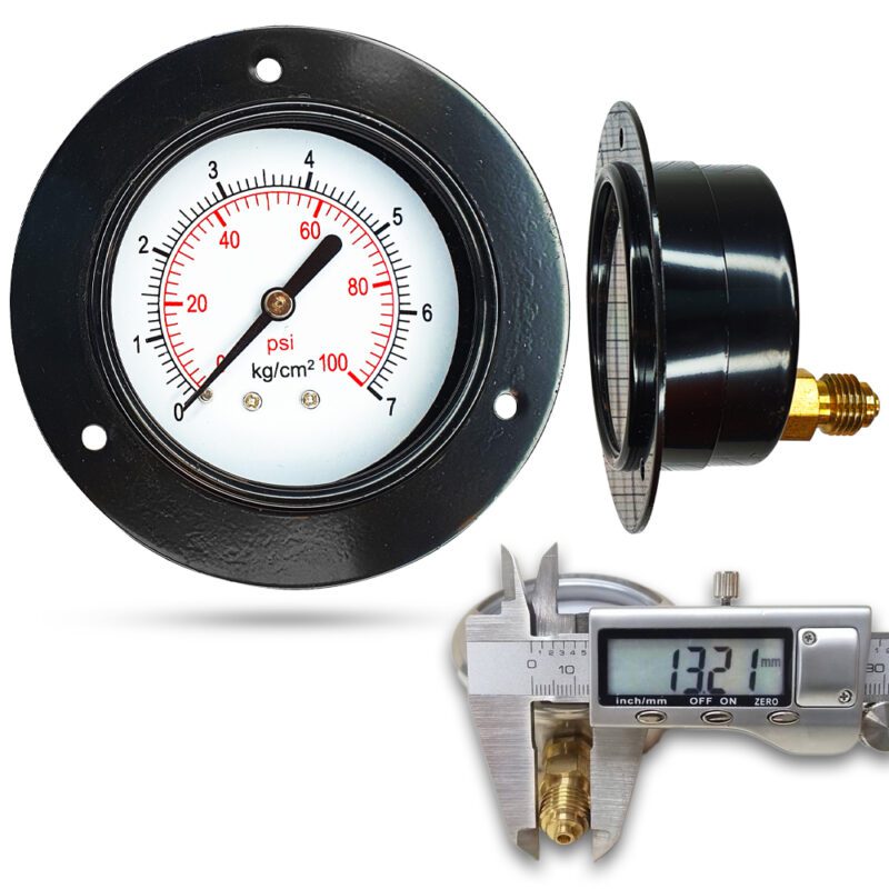 เพรชเชอร์เกจ ( D ) 2.5", 7 kg เหล็ก