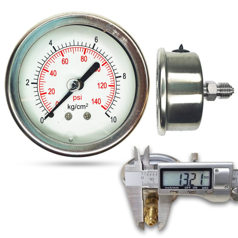 เพรชเชอร์เกจ ( K ) 2.5", 10 kg สแตนเลส
