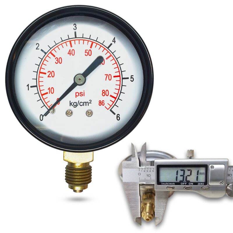 เพรชเชอร์เกจ ( A ) 2.5", 6 kg เหล็ก