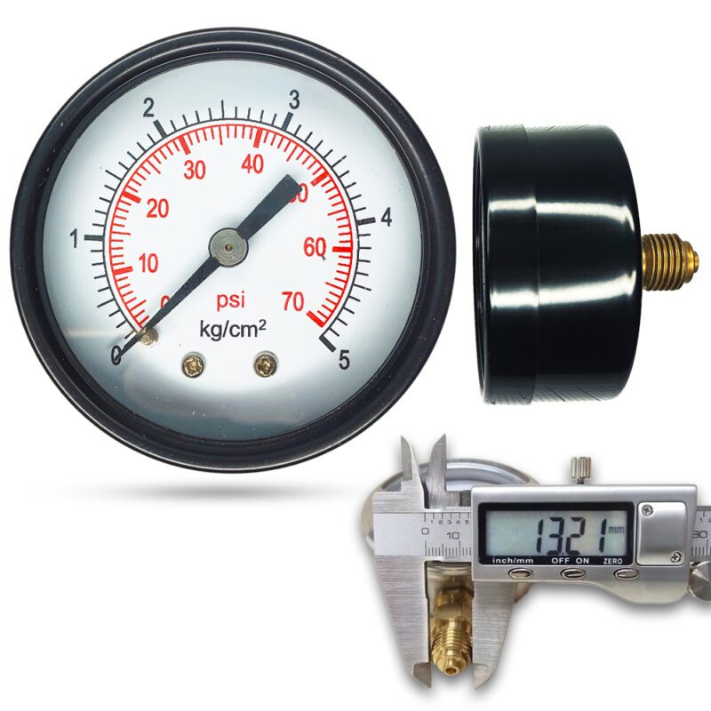 เพรชเชอร์เกจ ( K ) 2", 5 kg เหล็ก