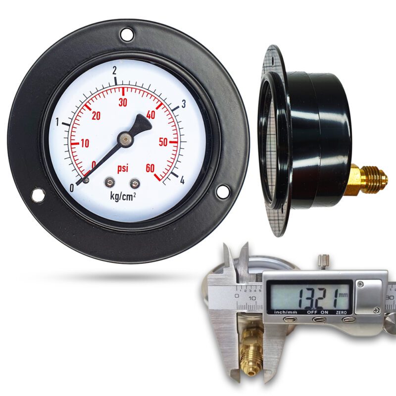 เพรชเชอร์เกจ ( D ) 2.5", 4 kg เหล็ก