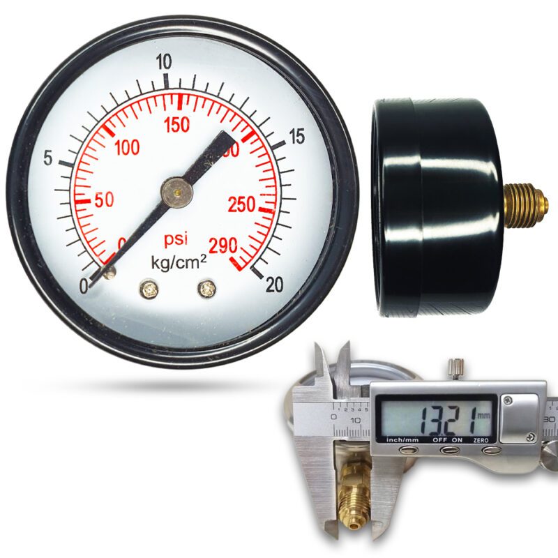 เพรชเชอร์เกจ ( K ) 2", 20kg เหล็ก