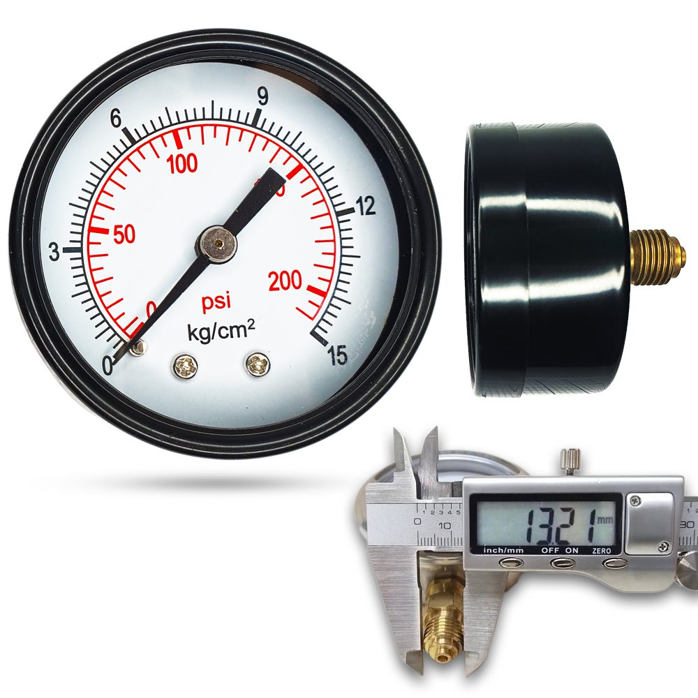 เพรชเชอร์เกจ ( K ) 2", 15 kg เหล็ก