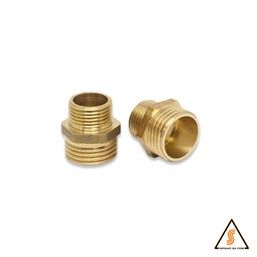 นิปเปิ้ลลด ทองเหลือง BSPP 1/2" x 3/8"