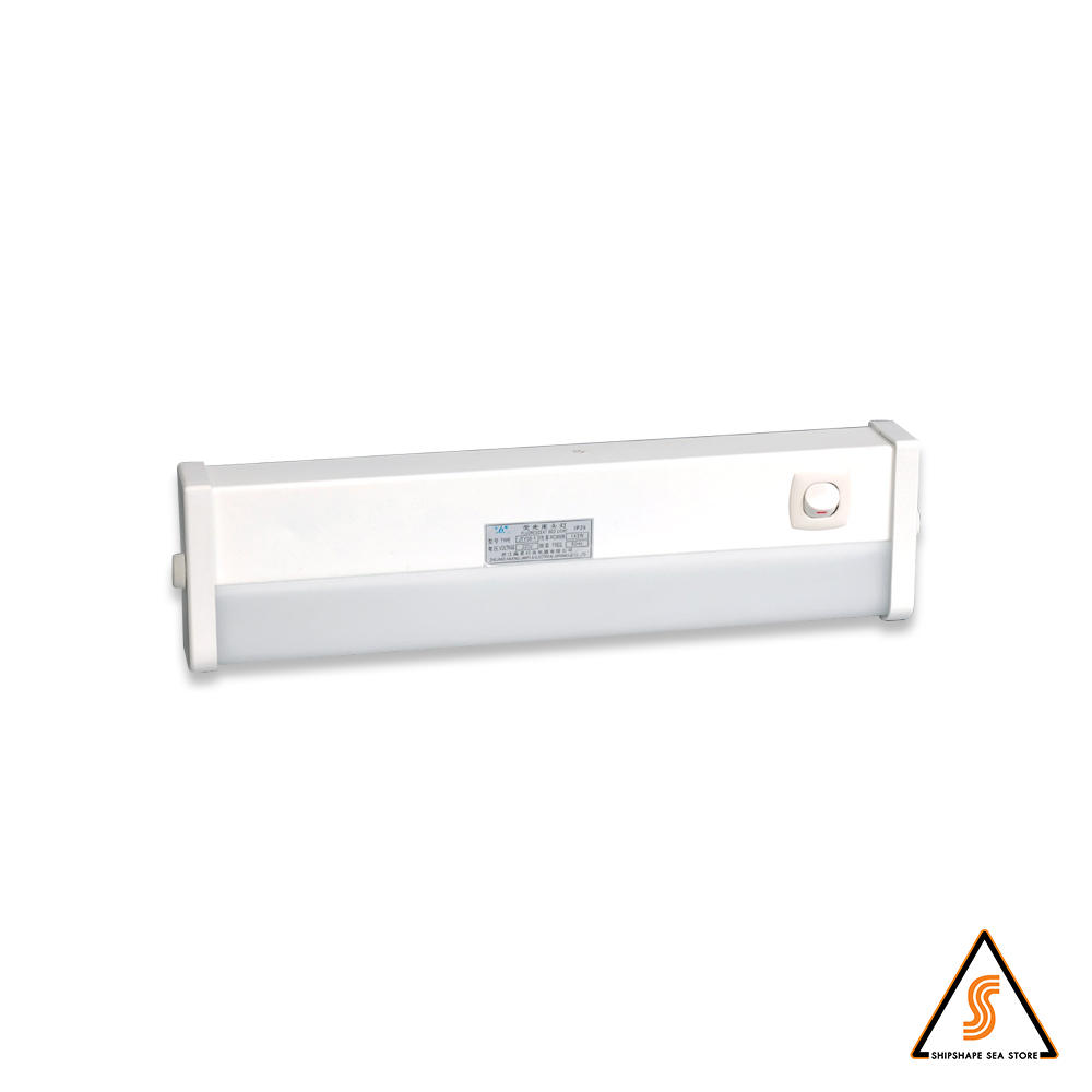 โคมไฟนีออน Marine หัวเตียง+สวิตซ์ IP20 JTY08-1, 1x8W, 110V 60HZ (ไม่รวมหลอด)