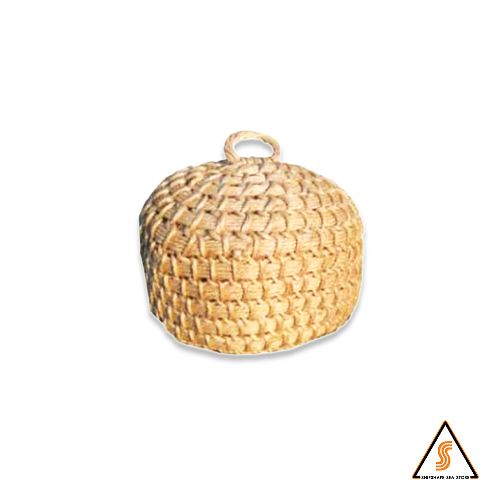 เชือกถักกันกระแทก Rope Netted Fender ทรงกลม 450มม (Material : Sisal rope + New EPE foam)